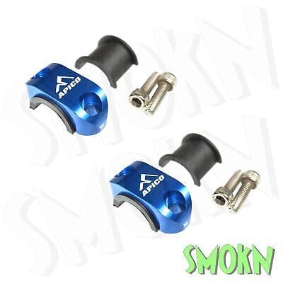 Husqvarna Bar Clamps TC FC 250 350 450 14-15 & 22-23 Apico Brake & Clutch Blue