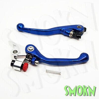 Husqvarna Flexi Levers TC 125 250 16-21 TE 250 300 2017 RFX Brake & Clutch Blue