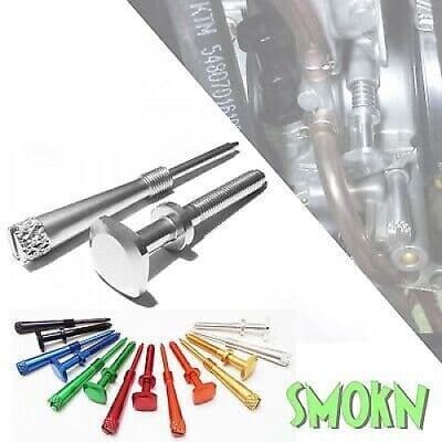 thumbnail image 2 of SMOKN Red Anodized Easy Adjust Idle Mixture Screw For Keihin PWK Carbs (Fits Beta, KTM, Husky, Etc.) 2 of 5