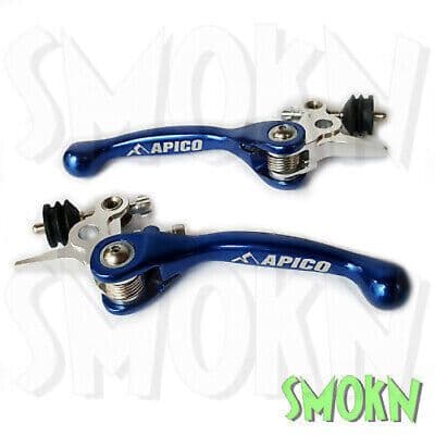 Husqvarna TC Flexi Levers for 65 85 14-25 Apico Pivot Brake & Clutch Forged Blue