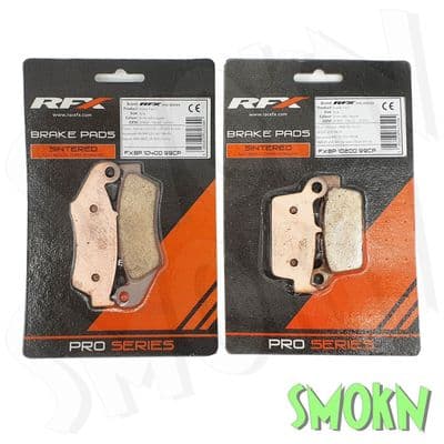 Kawasaki Brake Pads KX 125 250 95-08 KX 500 96-04 RFX Sintered Front & Rear
