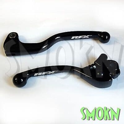 Kawasaki Front Brake & Clutch Levers KXF 250 13-20 KX-F 450 13-18 RFX Black Pro