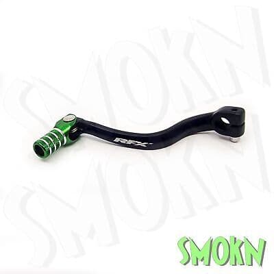 Kawasaki KX65 Gear Lever KX 65 00-23 RFX Cold Forged Alloy Pedal Black&Green