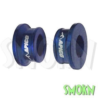 Kawasaki KX85 Front Wheel Spacers KX 85 01-23 Apico Front Blue Anodised
