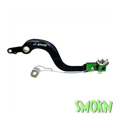 Kawasaki KX85 Rear Brake Pedal KX 85 100 01-23 KX 112 22  Apico Forged Elite GRN