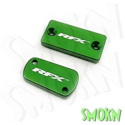 Kawasaki KXF Brake Reservoir Caps KX-F 250 04-20 450 06-18 RFX Front & Rear GN