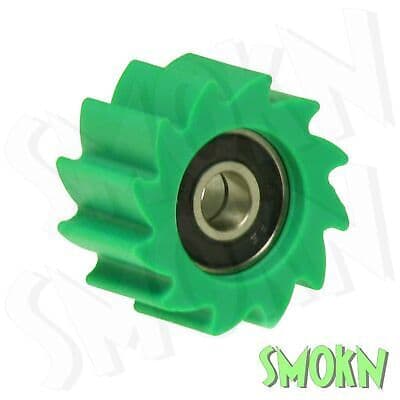 Kawasaki KXF Chain Roller 38mm KX-F 250 KX-F 450 07-23 Apico Polyurethane Green
