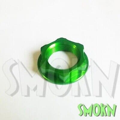 Kawasaki KXF Steering Stem nut KX 125 250 04-08 KX-F 250 450 04-23 Apico Green