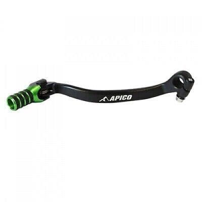 Kawasaki KXF250 Gear Lever KXF 250 04-05 Apico Cold Forged Elite Pedal Green