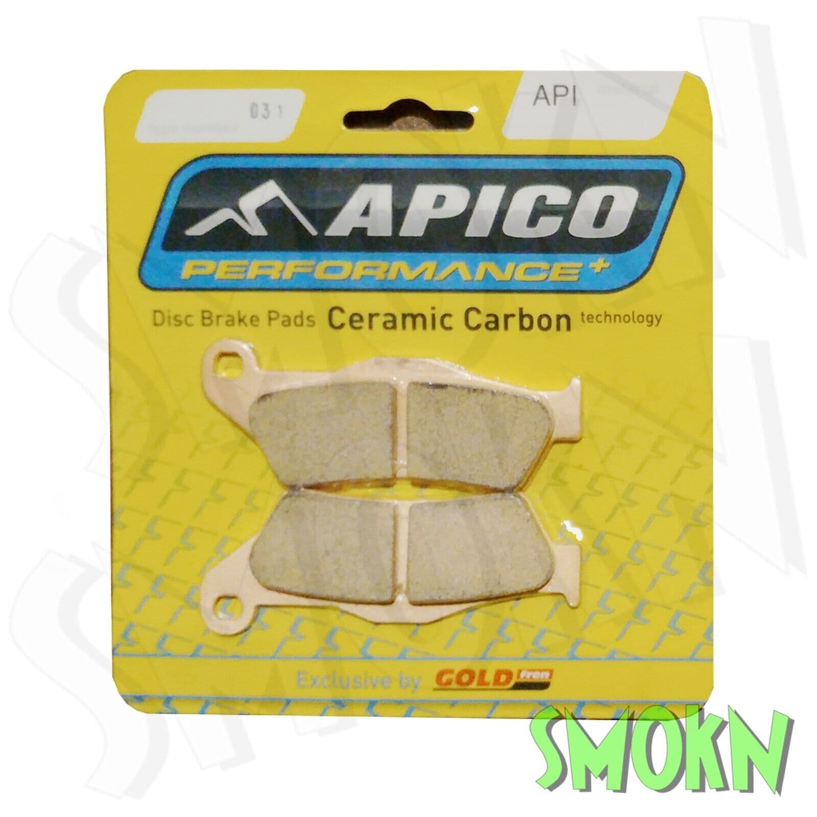 に  Apico GOLDfren Brake Pads (Front & Rear) For KTM SX EXC 125-530 04