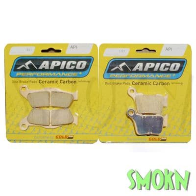 KTM Brake Pads SX-F 250 350 450 500 525 EXC-F 04-26 Front & Rear Apico Goldfren