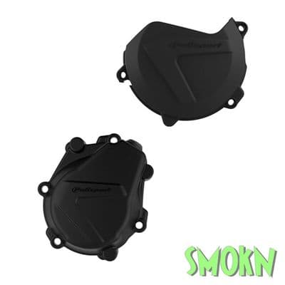 KTM Casing Protectors fit EXC-F 450 500 17-23 Polisport Clutch & Ignition Covers