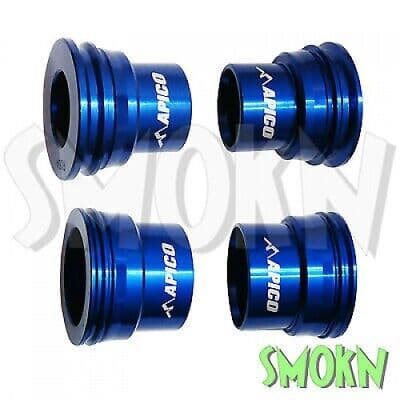 KTM EXC Wheel Spacers fit 125 250 300 350 450 EXC-F 04-15 Apico Front & Rear BLU
