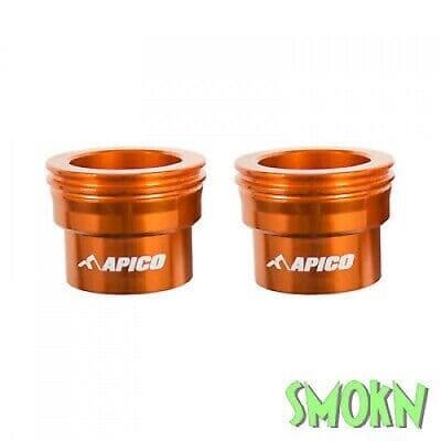 KTM Front Wheel Spacers fit 125 250 300 350 450 500 525 EXC 04-15 Apico Orange
