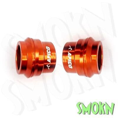 KTM Front Wheel Spacers fit SX SX-F 15-22 EXC EXC-F 16-23 125-500cc Apico Orange