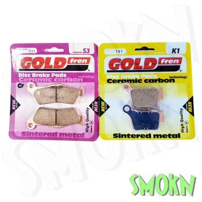 KTM GOLDfren Brake Pads fit SX 250 300 EXC 04-24 031 Front & 191 Rear Sintered