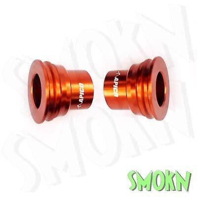 KTM Rear Wheel Spacers EXC 125 150 250 300 350 450 500 EXC-F 03-23 Apico Orange