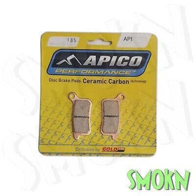 KTM SX65 Brake Pads fit SX 65 Rear 09-23 or Front 02-23 Apico Goldfren Carbon