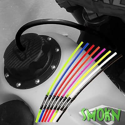 Long Fuel Vent Hose TM MX Fi RFX 1 Way Valve Petrol Tank Cap Breather Pipe Black