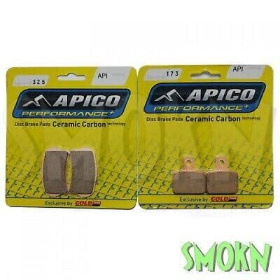 Montesa Trials Brake Pads RR & Repsol 14-18 Apico Braktec 325 Front 173 Rear
