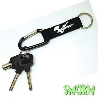 Moto GP Key Ring Key Fob Carabiner Style Quick Release Genuine Merchandise