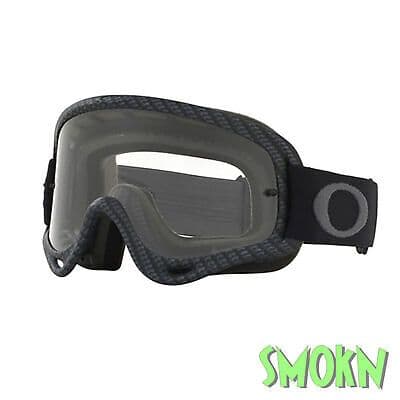 Oakley O Frame Goggles Enduro MX Motocross Matte Carbon Fibre with Clear Lens