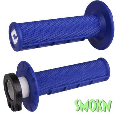 ODI Lock On Grips Husqvarna Half Waffle V2 MX Enduro TC TE FC FE 125-501 Blue