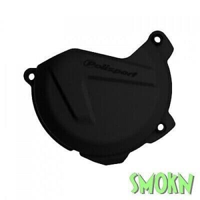 Polisport Clutch Cover fits KTM 250 14-16 350 12-16 EXC-F 4T Casing Protector BK