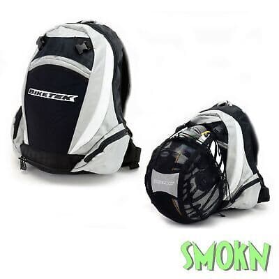 Rucksack Helmet Carrier Motorcycle Scooter MTB EMTB Cycle Backpack BikeTek 15L