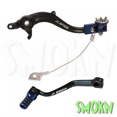 Sherco Brake Pedal & Gear Lever SEF-R 250 300 15-25 Apico Elite Forged Blue