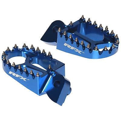Sherco Foot Rests Pegs SE-R SEF-R 250 300 450 510 10-23 RFX CNC Blue Anodised
