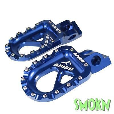 Sherco Trials Foot Rests EM Beta Scorpa Gas Gas CNC Apico Blue Pegs