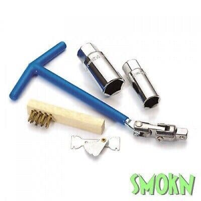 Spark Plug Wrench Kit 5 Piece Motocross MX Enduro Trials Bike Apico 16mm & 21mm