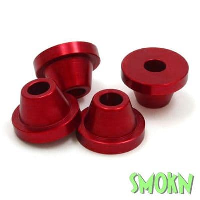 Suzuki RM Rubber killers Handle Bar Mounts RM 125 250 RMZ 450 4 pieces Zeta Red