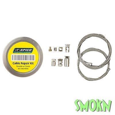 Throttle/Clutch Cable Repair Kit Apico MX Trials Enduro Road Side Fix