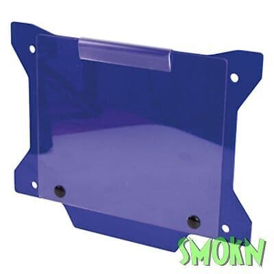 Trials X Shape Number Plate Board Beta Sherco Montesa GasGas Scorpa Blue Apico
