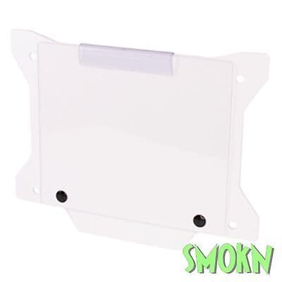 Trials X Shape Number Plate Board Beta Sherco Montesa GasGas Scorpa White Apico 