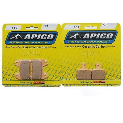 TRS Trials Brake Pads ONE 125 250 280 300 16-21 Apico 168 Front 173 Rear Carbon