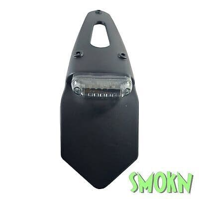 Universal rear LED tail light Enduro style with CLEAR lens Apico (HOMOLOGATED)