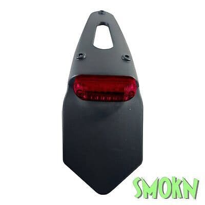 Universal rear LED tail light Enduro style with RED lens Apico (HOMOLOGATED)