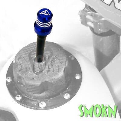 Yamaha YZ Fuel Vent Tube Breather Pipe 65 80 85 125 250 Apico 1 Way Valve Blue