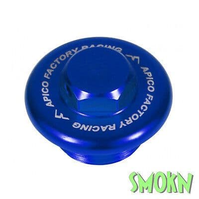 Yamaha YZF Oil Filler Cap Plug YZ-F 250 426 450 01-24 Apico Billet Alloy Blue