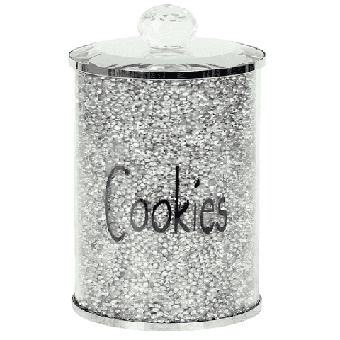 Crushed diamond Cookies jar