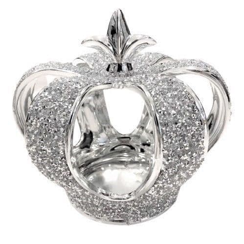 Crushed Diamond Crown Figurine
