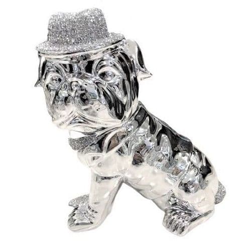 Crushed Diamond Dog With Hat