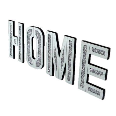 Crushed Diamond Home Letters