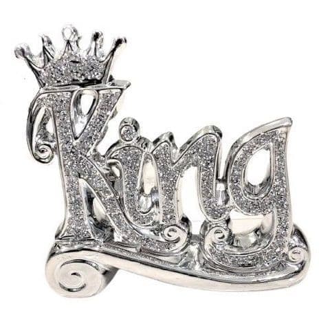 Crushed Diamond King Figurine