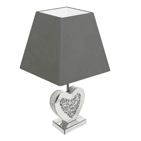 Crushed Diamond Lamp Heart