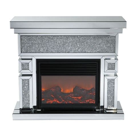 Crushed Diamond Roman Fireplace 2