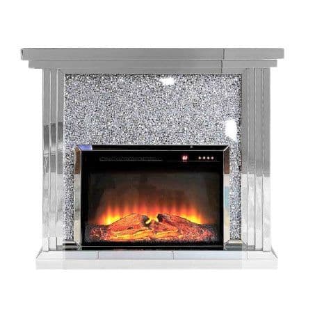 Crushed Diamond Roman Fireplace